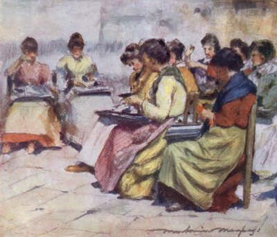 Bead Stringers by Mortimer Ludington Menpes